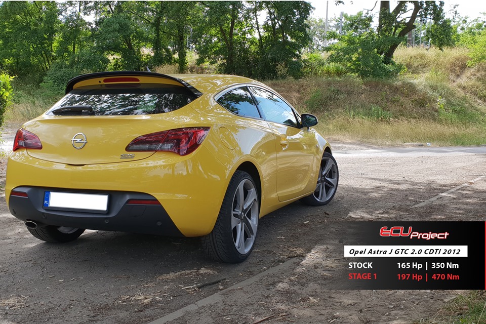 Opel Astra J GTC 2.0CDTI tył