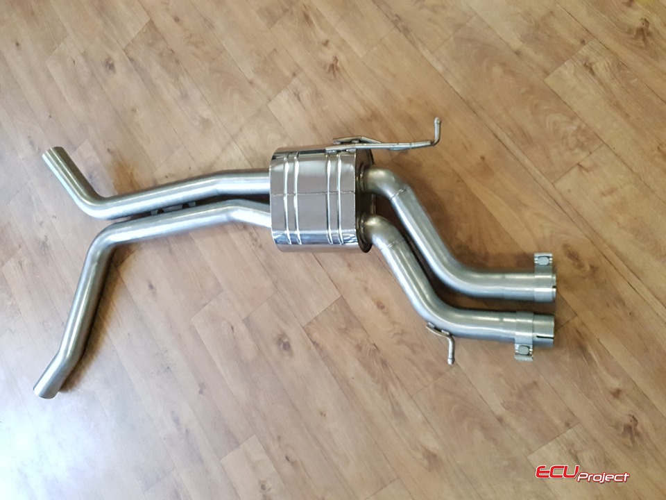 Audi S4 B8 3.0TFSI Cat Back srodek